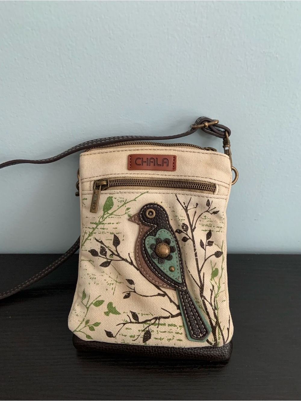 Small Chala Purse with Bird Design